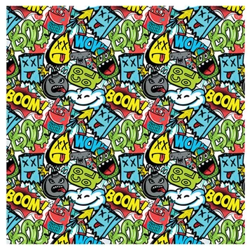 Green BOOM mintás csomagolópapír 100x70cm