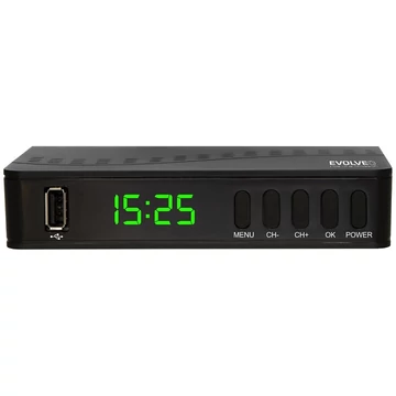 EVOLVEO Alpha T2 Set-top box DVB-T2 Full HD, FTA, fekete