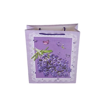 Cent ajándéktasak közepes levendulás 26x32x10 cm 277675