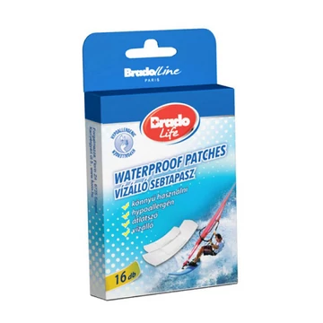 BradoLife vízálló sebtapasz 16db