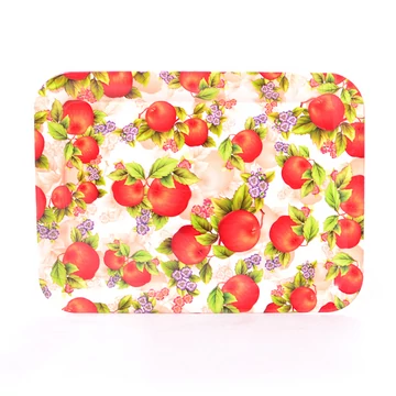 Alma mintás műanyag tálca 180534