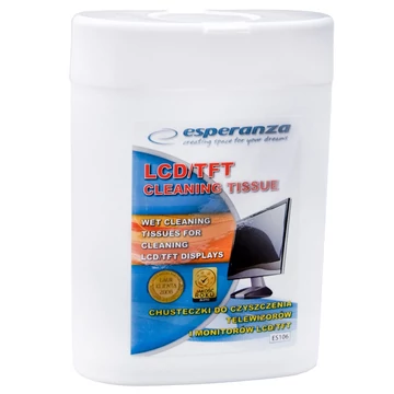 Esperanza Nedves tisztítókendő LCD/TFT (100db)
