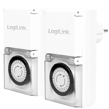 Logilink LogiLink Time Switch, outdoor mechanical timer, 2pcs set