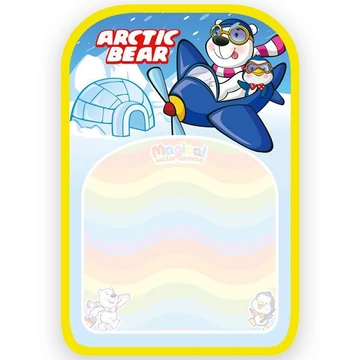 Vízzel rajzoló szőnyeg filccel 24x42cm KR2815