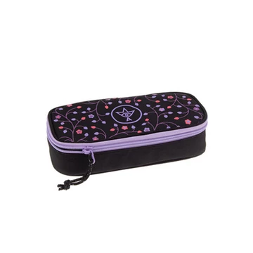 Ars Una: Purple Flowers lekerekített tinédzser tolltartó 21cm