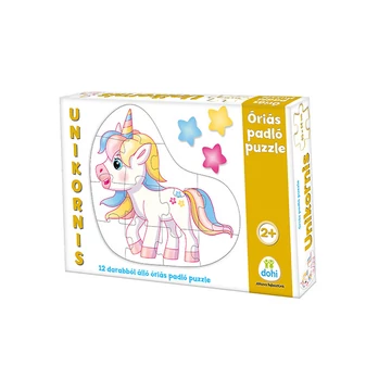 Unikornis óriás padló puzzle 12db-os