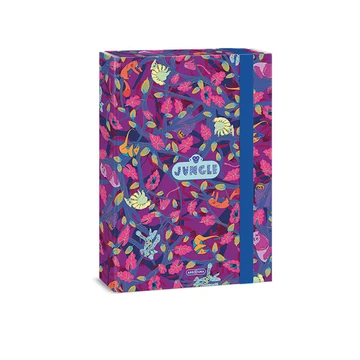 Ars Una: Jungle lila-kék színű füzetbox A/4