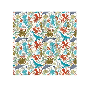 Tengeri állatok csomagolópapír 100x70cm