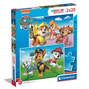 Mancs őrjárat Supercolor 2 az 1-ben 2x20db-os puzzle - Clementoni