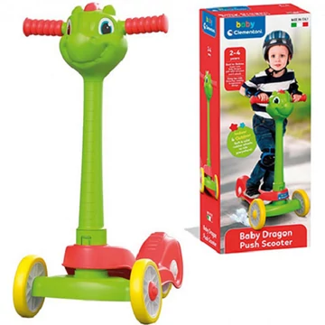 Sárkányos háromkerekű roller 2-4 éveseknek - Clementoni Baby
