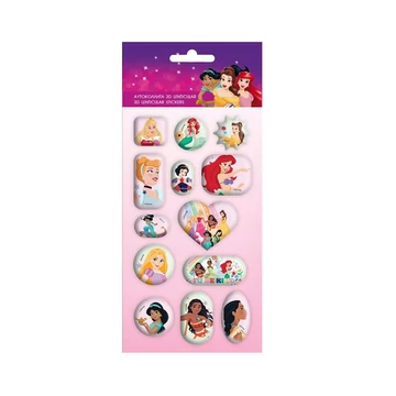 Disney: Disney hercegnők 3D-s hologramos 13db-os matrica szett
