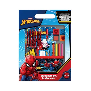 Marvel: Pókember színező szett tolltartóval és kiegészítőkkel