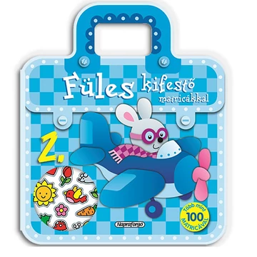 Füles fiús kifestő füzet matricákkal - 2. Repülő