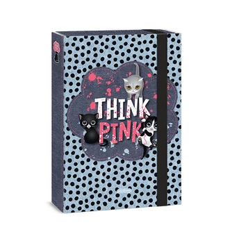 Ars Una: Think Pink gumis füzetbox A/4-es