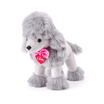 Lily szürke uszkár plüss 25cm - Lumpin