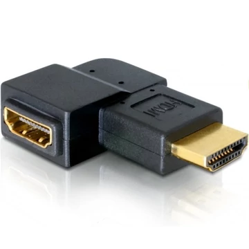 Delock adapter HDMI apa > HDMI anya 90  jobbra