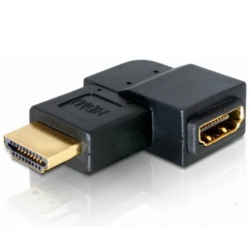 Delock adapter HDMI apa > HDMI anya 90 balra