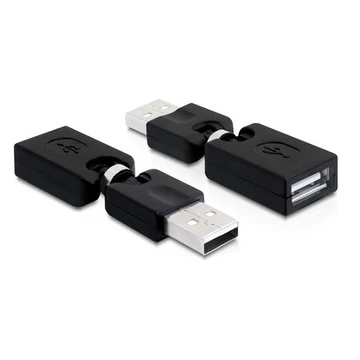 Delock forgatható adapter USB 2.0-A apa > anya