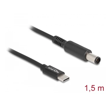 Delock Laptop töltőkábel USB Type-C  apa - Dell 7,4 x 5,0 mm apa