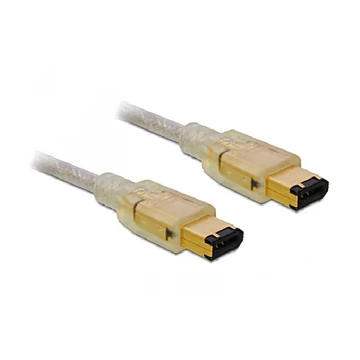 Delock 3 méteres FireWire összekötő kábel (6/6 tűs)