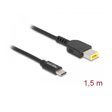 Delock Laptop töltőkábel USB Type-C  apa - Lenovo 11,0 x 4,5 mm apa