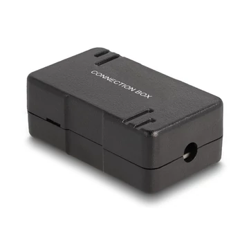 Delock Hálózati kapcsolat doboz LSA Cat.6, fekete