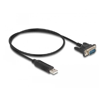 Delock USB 2.0 soros RS-232 adapterhez kompakt soros konnektor házzal 50 cm FTDI