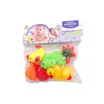 Gumis kisállatok kádjáték 8db 47631