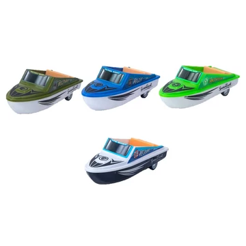 Játék hártahúzós motorcsónak többféle színben JA6745