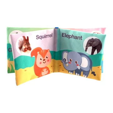 Játék állatos szivacsos könyv 90619