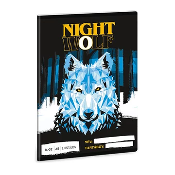 Ars Una: Nightwolf 2.osztályos vonalas füzet A/5 16-32