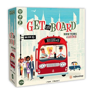GET ON BOARD New York és London társasjáték