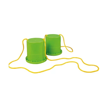 LENA: Eco pot gólyaláb vödrös lépegető játék zöld színben