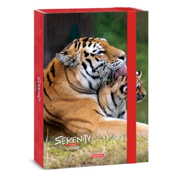 Ars Una: Serenity Tiger - tigrises A4-es füzetbox 4cm-es gerincvastagsággal
