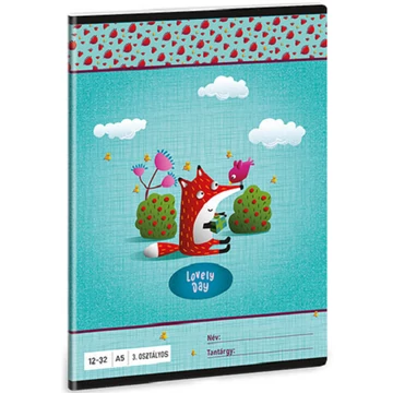 Ars Una: Lovely Day A/5 3. osztályos füzet 12-32