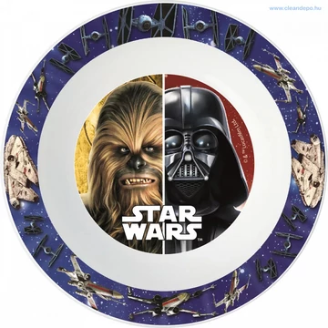 Műanyag star wars mintás mély tányér QP1100