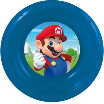 Műanyag super mario mintás mély tányér QP2012