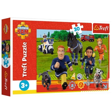 Sam a tűzoltó: Segítségre kész 30 db-os puzzle - Trefl