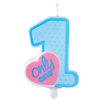 Party tortagyertya 1. évszámos kék színben