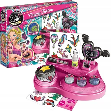 Crazy Chic: őrült tetoválókészlet - Clementoni