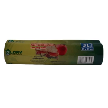 Glory uzsonnás tasak tűzött 3l 25x35cm 100db K-11121-0019