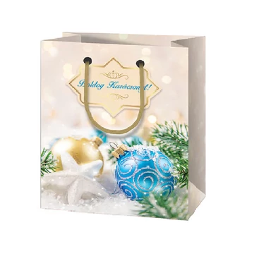 Boldog karácsonyt, díszes gigant méretű ajándéktáska 40x56x20cm