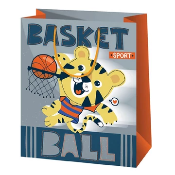 Oroszlános közepes méretű ajándéktáska 18x23x10cm-es