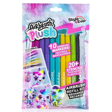 Style4Ever Filcek színezhető plüss állatokhoz 10db-os