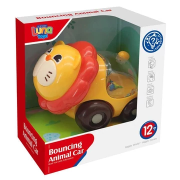 Guruló oroszlán autó