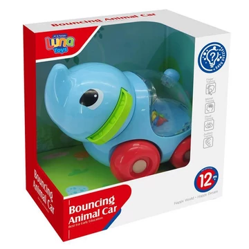 Guruló elefántos autó