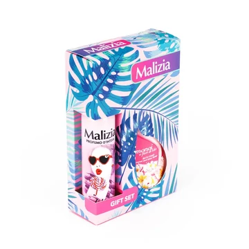 Malazia Női ajándékcsomag Lótuszvirág illatú tusfürdő és deo spray