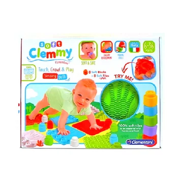 Clemmy puha játszószőnyeg és építőkocka szett - Clementoni