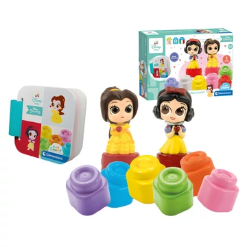 Clemmy: Disney Princess puha építőkockák fejlesztőjáték - Clementoni