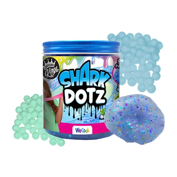 Compound Kings: Illatosított cápa slime habgolyókkal és glitterrel 217gr